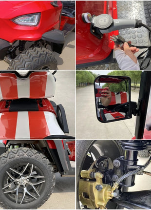 China's Hot Sale 48V/72V Lithium Golf Car 4/6/8 Person Electric Mini Sightseeing Bus Electric Golf Carts - Riparo82