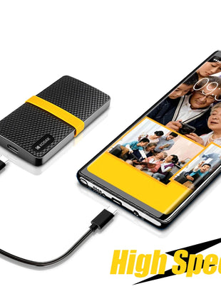 Kodak X200 SSD portatile 1TB 512GB 256GB USB 3.1 Tipo C Disco rigido esterno Gen 2 Disco rigido Unità a stato solido per laptop MacBook