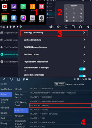 ESSGOO Android 14 For Peugeot 208 12-18 10"Display Car Stereo Radio GPS Navi Carplay Android Auto Wifi BT FM RDS Mirror Link SWC - Riparo82