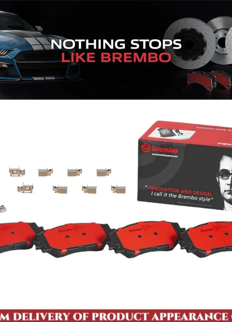 Brembo P83082N Set pastiglie freno a disco anteriori in ceramica premium adatte per SUBARU/TOYOTA/TOYOTA (FAW) OE # 0446502220