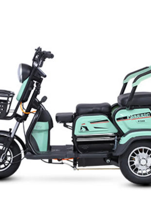 Triciclo Elettrico 1000W 48V 3 Posti Adulti - Scooter Mobilità Anziani 4 Modalità - riparo82