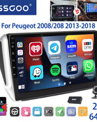 ESSGOO Android 14 For Peugeot 208 12-18 10
