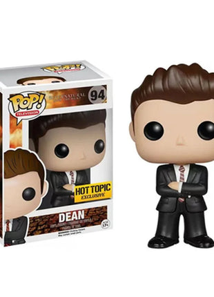 Funko Pop Sam soprannaturale # 93 Dean # 94 Castiel # 95 Charlie Crowley Bobby Singer Action Figure Giocattoli POP-SPN Bambola in vinile Regalo per bambini