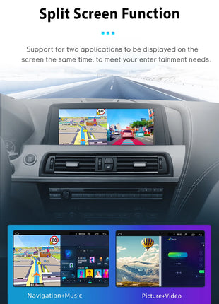 10.25 "Android 14 Wireless Carplay AutoRadio For BMW 6 Series F06 F12 F13 CIC NBT Radio Multimedia Audio GPS Screen Stereo 4GDSP - Riparo82