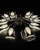 1.5M 10LED Halloween LED Light String Horror Eyeballs Pumpkin Spider Bat Skull Lamp Trick Or Treat Happy Halloween Party Decor - Riparo82