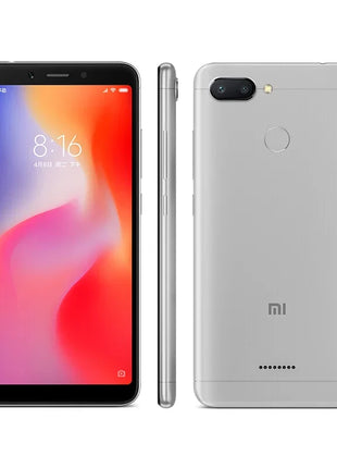 Original Xiaomi Redmi 6 4GB 64GB 13000mAh 6.6 inch celular googleplay Fingerprint Octa-core Global Rom 4G Smartphone - Riparo82