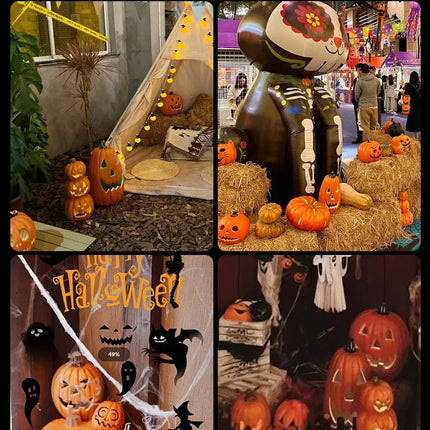 Pumpkins Lamp Halloween Decoration For Home Yard Garden Outdoor Decor Hallowen Horror House Skull Party Props Glow in The Dark