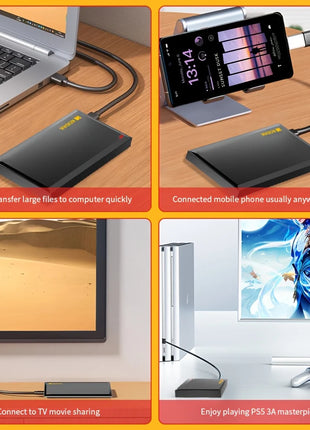 Disco rigido esterno portatile Kodak PHDD, supporta USB 3.0, capacità 500 GB/1 TB/2 TB opzionale