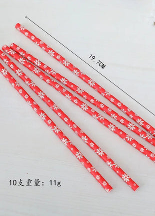 Set di stoviglie per feste di Natale da 10 pezzi Piatti e tazze di carta di Babbo Natale Bandiere natalizie appese Tovaglia Stoviglie natalizie - riparo82