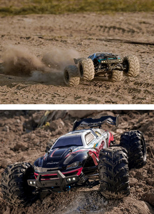 Teeggi 16101 /16102 PRO 1:16 Auto RC ad alta velocità con luce LED Drift 70KM/H 4WD RC Off-Road Car Monster Truck Giocattolo per i regali del capretto