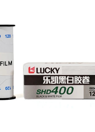 1/3/5/10 Rotoli LUCKY SHD 400 120mm ISO 400 Pellicola Pellicola Negativa in bianco e nero per Kodak 120 Film Camera Fujifilm Camera