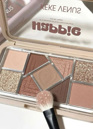 Mint diffuse pink blue small pink frame nine-color eyeshadow palette low saturation clear mint green pearl matte gentle pure des - Riparo82