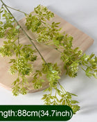 Artificial Fern Plant Branches Real Touch Elegant Greenery Fern Grass Touch Artificial Grass Elegant Fake Plants Wedding Deco