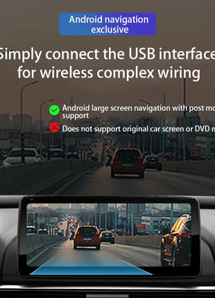 Dash Cam Car USB ADAS DVR HD1080P Special for Android Multimedia Player Dual-lens Front Rear 170 Degree Recorder Reverse Vision - Riparo82