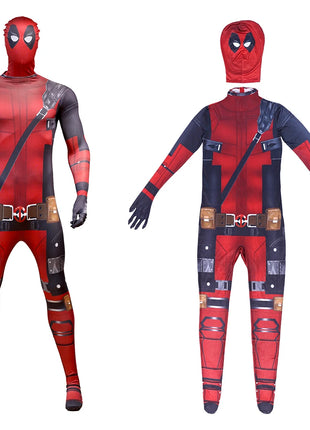 Costume cosplay Deadpool per bambini Regali da supereroe Tuta Deadpool Costumi per bambini Supereroi Vestito per bambini Costume per bambini di Halloween