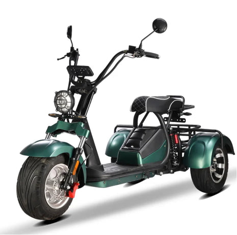 Clark is hot selling 10 Inch Fat Tire Trike Electric Vehicles Three Wheel Electric Scooter Citycoco 2000W 3 Wheels Electrical Mo - Riparo82