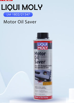 Liqui Moly Risparmio olio motore 300ML Il guarnizione motore riduce il rumore del motore Riduce il consumo dell'olio motore Ottimizza le emissioni