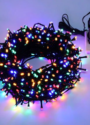 Luce natalizia per esterni Ghirlanda di Capodanno Lampada 100m 20m Scintillio LED String Vacanza Matrimonio Luci decorative adornos de navidad