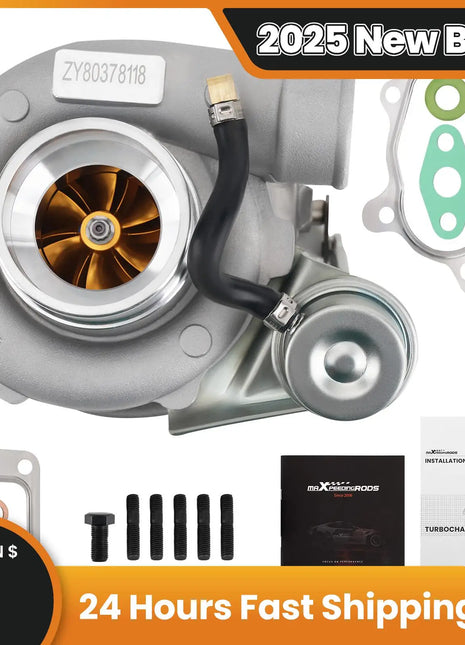 Upgraded Billet T25 T28 GT2871 GT2860 Turbocharger A/R 0.6 / 0.64 up to 350+BHP