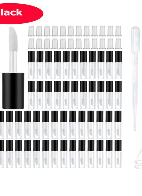 1.2ml Mini Lip Gloss Tubes with Wand Empty Travel Bottle Refillable Lip Gloss Containers Lip Balm DIY Lipstick Cosmetics - Riparo82