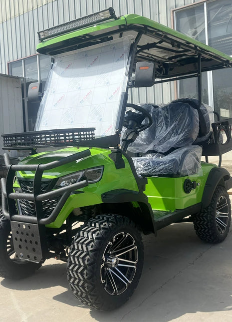 Buggy Golf Elettrico 4 Passeggeri Sollevato - Carrello Club 4 Ruote Nuovo - riparo82