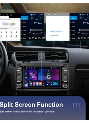 Podofo 7" Car Radio Wireless CarPlay Android Radio For FIAT Punto 2005-20009/Linea 2007-2011 Multimedia GPS FM WIFI BT Autoradio - Riparo82