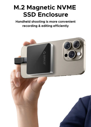 ORICO SSD esterno magnetico da 1 TB, registrazione e negozio HDR 4K ProRes, trasmissione e archiviazione stabili da 2000 MB/s, stato solido portatile