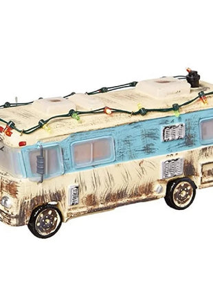 Casa natalizia in resina luminosa Casa per auto di Babbo Natale Decorazione per garage per le vacanze rurali Decorazione per il desktop Statua Regalo di Natale