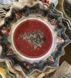 Tedesco V Bao stoviglie biscotti di natale piatto piatto piatto rettangolare piatto tazza piatto insalata - riparo82