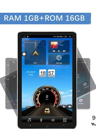 Universal 2 Din Tesla Autoradio 2 din Android 14 Rotatable screen Car Stereo Car Radio GPS Navi Car Multimedia Player 10.1 in - Riparo82