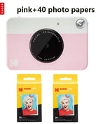 Vendita calda KODAK Stampa automatica ZINK Instax Fotocamera per stampa digitale Pellicola 20/40 opzionale con stampa su carta fotografica a colori Flash