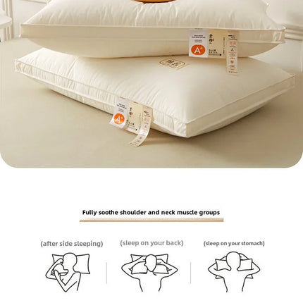 1pc Soft Filling Sleeping Pillows for Home Bed Almohadas Para Dormir High Quality Pillow 48x74cm Washable Neck Cushion