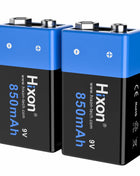 Nuovo 6f22 9v 850mah Batteria ricaricabile agli ioni di litio 9V Multimetro Microfono al litio Metal Detector Cavo remoto, Rilevatore di fumo - riparo82