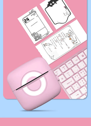 Fun Print C13 Portable Mini Printer Stickers Label Thermal Photo Labeller Printing Maker Self-adhesive Colors Transparent Papers - Riparo82
