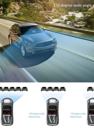 Dashcam For Cars 4 Channel Black Box Wifi Driving Camera Fhd 1080p Night Vision Loop Recording Add Hardwire Kit Car Accessories - Riparo82