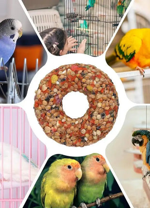 Parrot Teething Stick 5cm A variety of natural grains and fresh fruits and vegetables Comprehensive nutritional supplement food - Riparo82