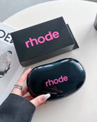 Original Luxury Rhode Woman Cosmetic Mirror Lipstick Blush Lip Gloss Portable Soft Silicone Storage Bag Toast Ribbon Gifts Cover - Riparo82