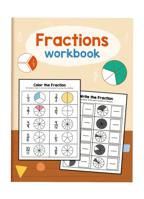 Quaderno Frazioni Montessori - Matematica Scuola Primaria Grado 3-4 - riparo82