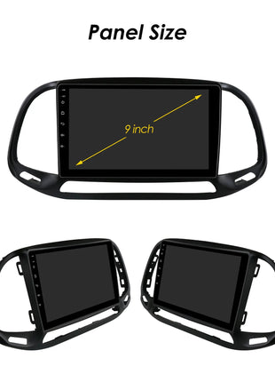 Hizpo AI Voice Autoradio Radio For Fiat Doblo 2015 - 2019 4G Car Multimedia GPS 2din Wireless CarPlay Android Auto Navigation BT - Riparo82