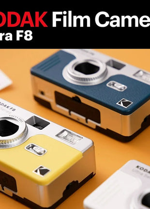 Fotocamera a pellicola Kodak Ultra F8 Macchina per pellicole retrò originale non usa e getta Fotocamera a pellicola riutilizzabile sostituibile manuale con funzione flash