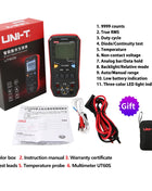 UNI-T UT60S UT60BT Smart Digital Multimeter True RMS AC DC Ammeter Voltmeter Ohm NCV REL NCV Auto Range Electrical Multitester - Riparo82