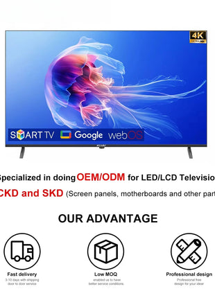 Large Screen Tv Televisions Oled Led Tv 100" 85" 75" 70 Inch Smart Tv Television - Riparo82