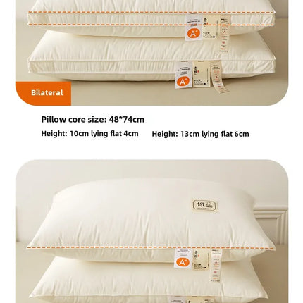 1pc Soft Filling Sleeping Pillows for Home Bed Almohadas Para Dormir High Quality Pillow 48x74cm Washable Neck Cushion