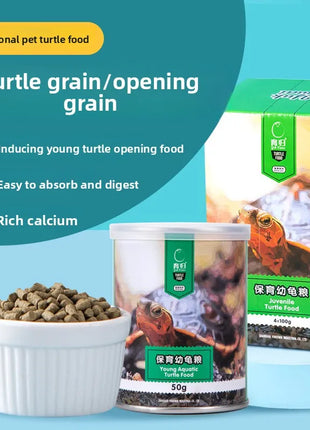 YUR KWAI Turtle Food - Pellets for Baby&Adult Turtles-High Protein,Easy Digest for Red-Eared Slider,Grass Turtle,Mud/Musk Turtle - Riparo82