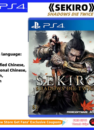 Sony PS4 SEKIRO SHADOWS DIE TWICE PS4 nuovissimo genuino con licenza nuovo gioco CD Playstation4 gioco Playstation 4 giochi Ps5