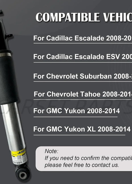 2x Ammortizzatore Anteriore Posteriore Per Cadillac escalade esv Tahoe Suburban GMC Yukon XL 2007-2014 19353951   580-435 23487280 25871432