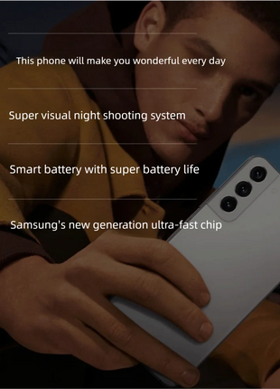 Samsung Galaxy S22 5G ricondizionato 6.1" 8GB+128/256GB Snapdragon NFC Octa Core Cellulare Android originale Eccellente condizione - riparo82