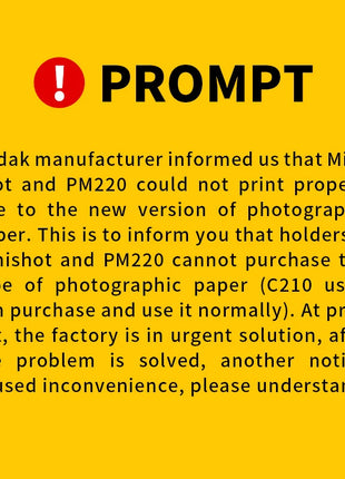 10-100 fogli Kodak Mini 2/Shot Set di cartucce d'inchiostro all-in-one Kodak C210 Carta da stampa dedicata Carta fotografica per telefono cellulare