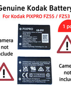 KODAK PIXPRO FZ55-RD Fotocamera digitale da 16 MP Zoom ottico 5X 28 mm Grandangolo 1080P Video Full HD Telecamera per vlogging LCD da 2,7