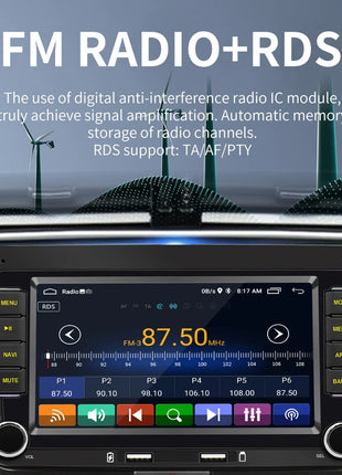 2 Din Car Radio Android 13 Car Multimedia Player GPS WiFi Carplay For Volkswagen Skoda Octavia golf 5 6 touran passat polo Jetta - Riparo82